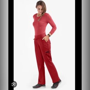 Healing Hands Purple Label Tori Women's
5-Pocket STRETCH Yoga Scrub Pants Size L